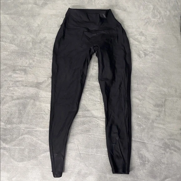 Bombshell Sportswear Shiny Black Leggings - Picture 2 of 8